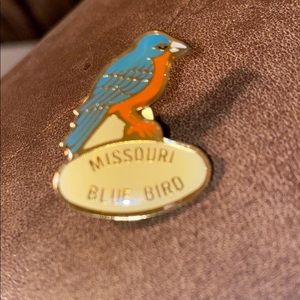 Missouri Blue Bird Lapel Pin